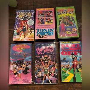 Richard Simmons Workout VHS Collection. Six total